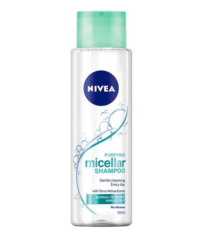 Osvěžující micelární šampon Nivea, 99 Kč (400 ml), koupíte v síti drogérií