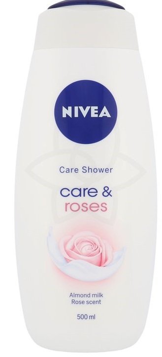 Sprchový krém Nivea Care Roses, 79 Kč, koupíte v síti drogérií