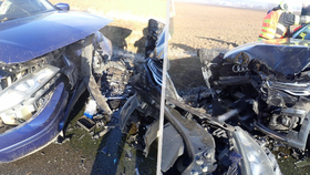 Srážka dvou aut na Uherskohradišťsku: Mezi zraněními jsou děti!