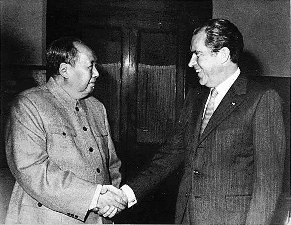 Mao a Nixon, 1972.