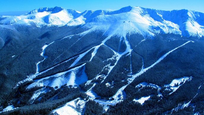 Nízké Tatry, panorama Jasná