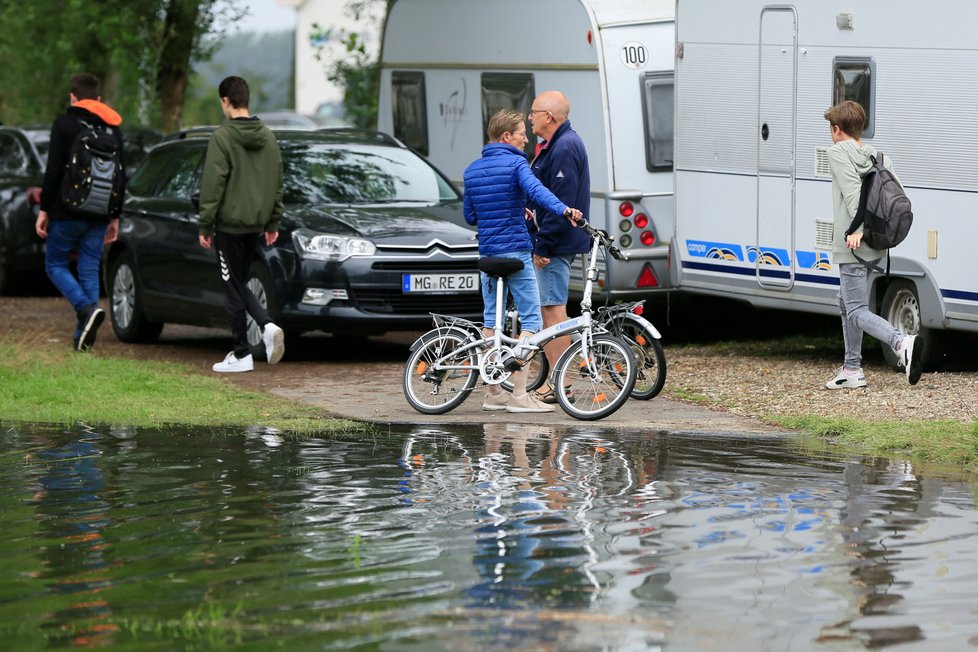 Záplavy po bouřkách v Nizozemí (16.7.2021)