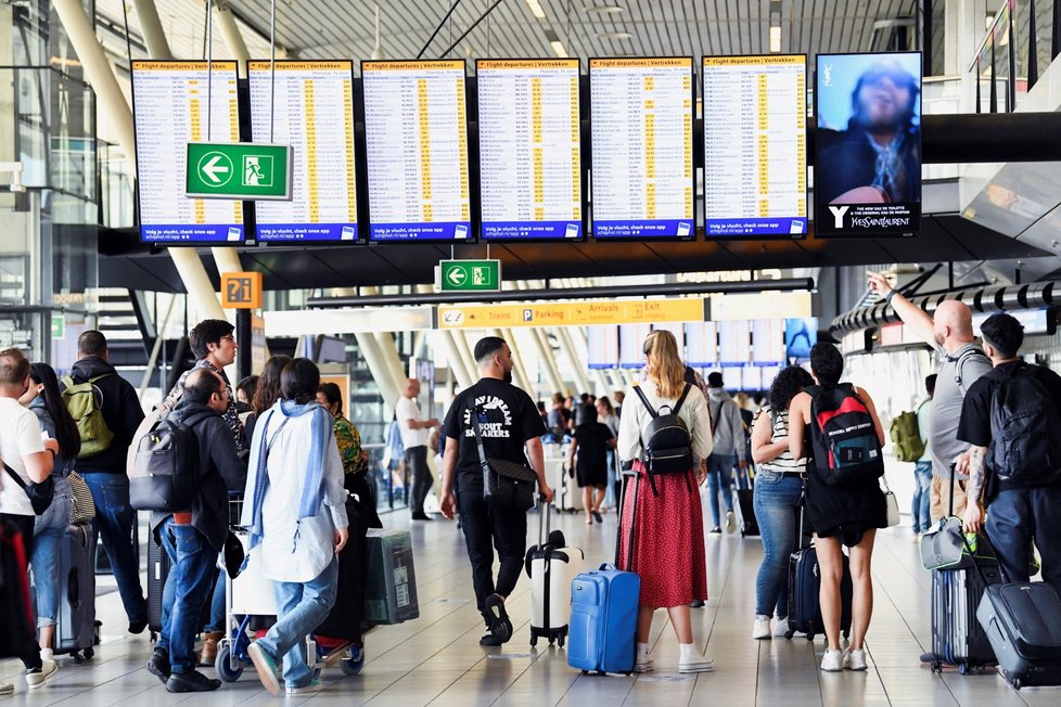 Letiště Schiphol v Amsterdamu