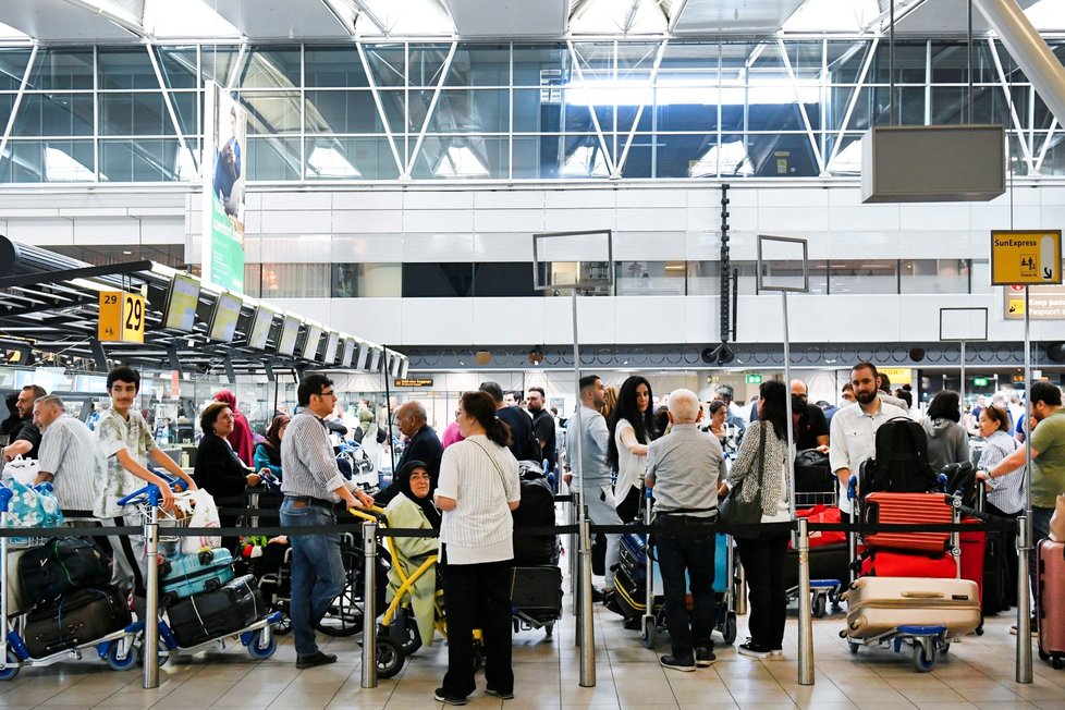 Letiště Schiphol v Amsterdamu