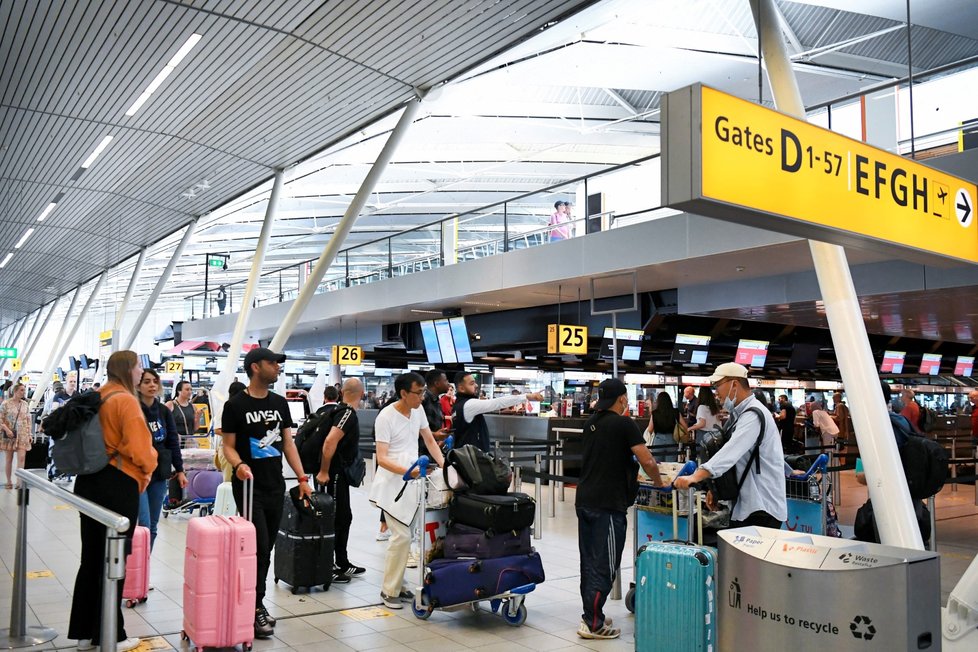 Letiště Schiphol v Amsterdamu