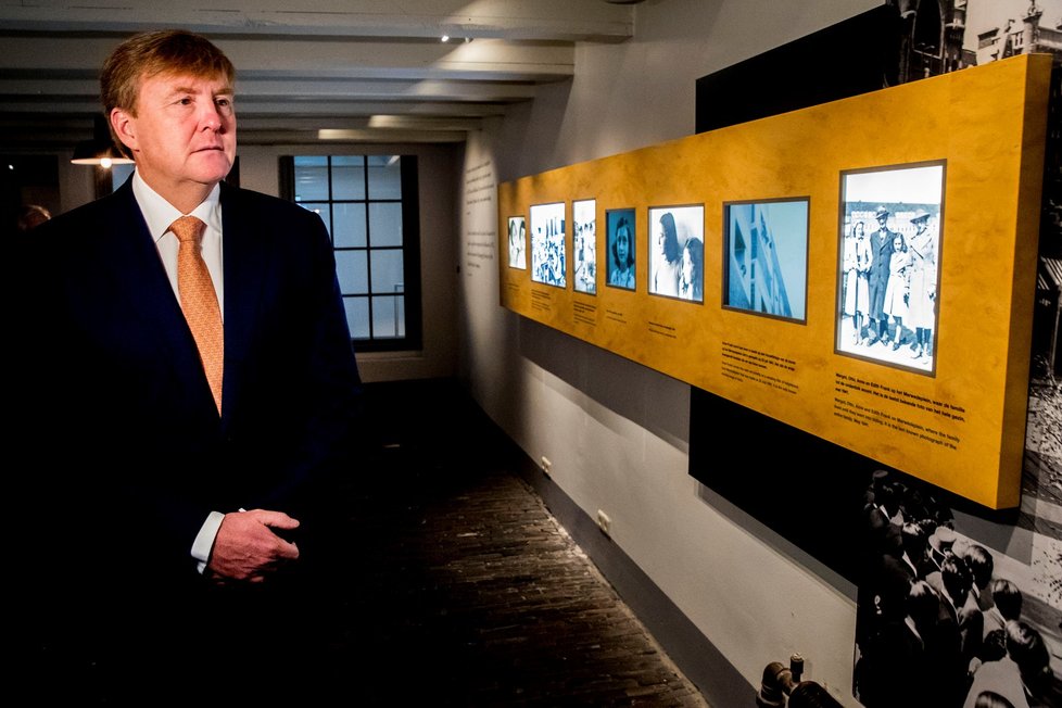 Nizozemský král Willem-Alexander otevřel zrekonstruované muzeum Anny Frankové