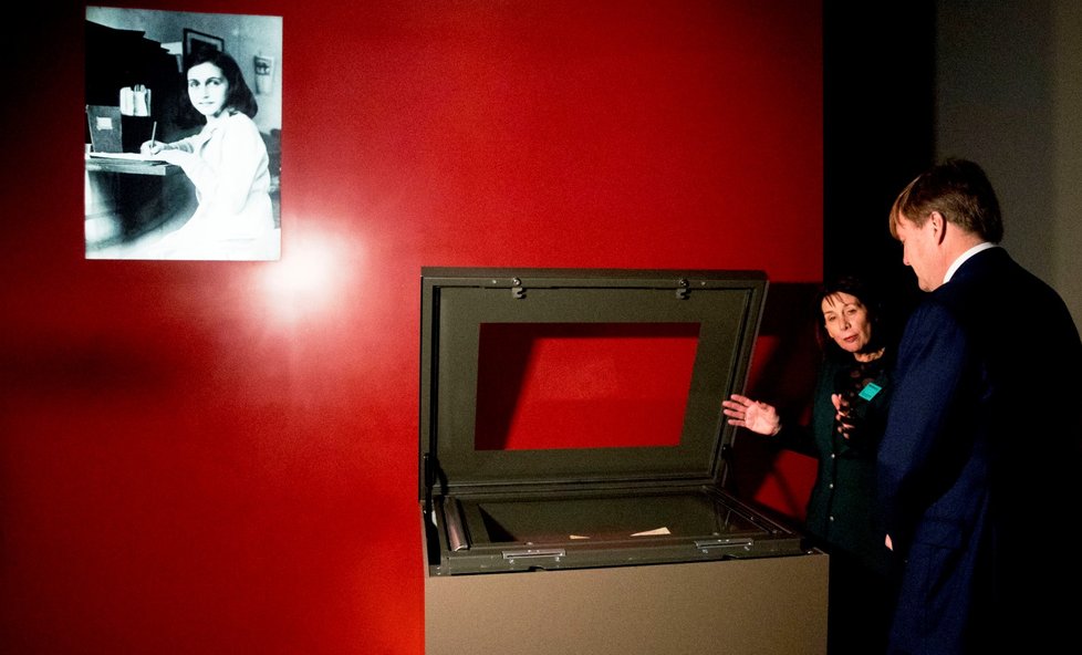 Nizozemský král Willem-Alexander otevřel zrekonstruované muzeum Anny Frankové