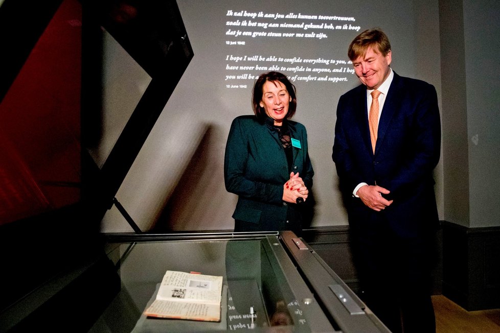 Nizozemský král Willem-Alexander otevřel zrekonstruované muzeum Anny Frankové