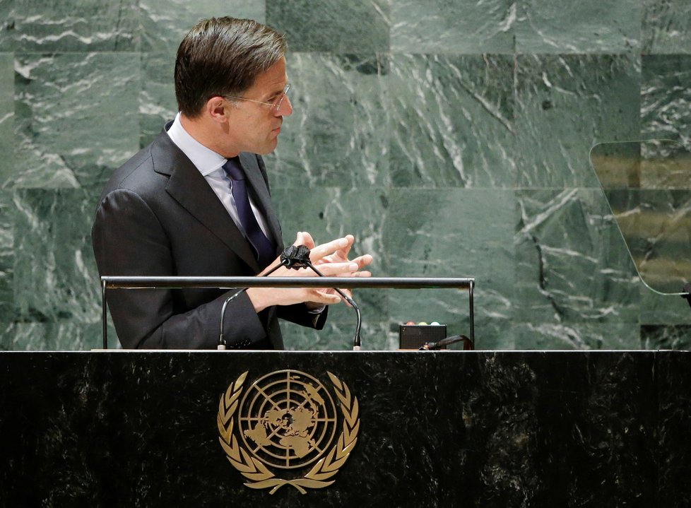 Nizozemský premiér Mark Rutte