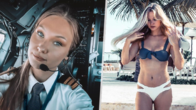 Sexy pilotka brázdí oblohu v obřím boeingu: Kráska má na internetu statisíce fanoušků