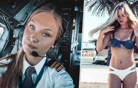 Sexy pilotka brázdí oblohu v obřím boeingu: Kráska má na internetu statisíce fanoušků