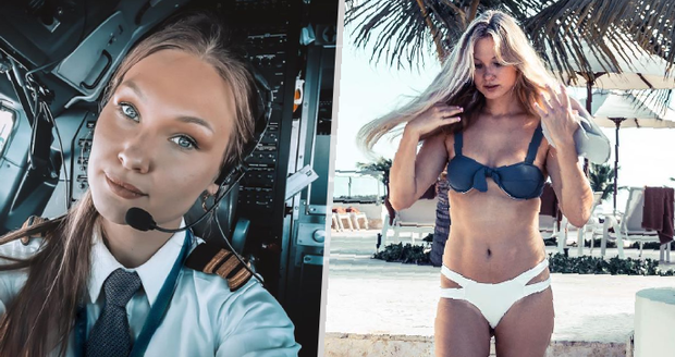 Sexy pilotka brázdí oblohu v obřím boeingu: Kráska má na internetu statisíce fanoušků