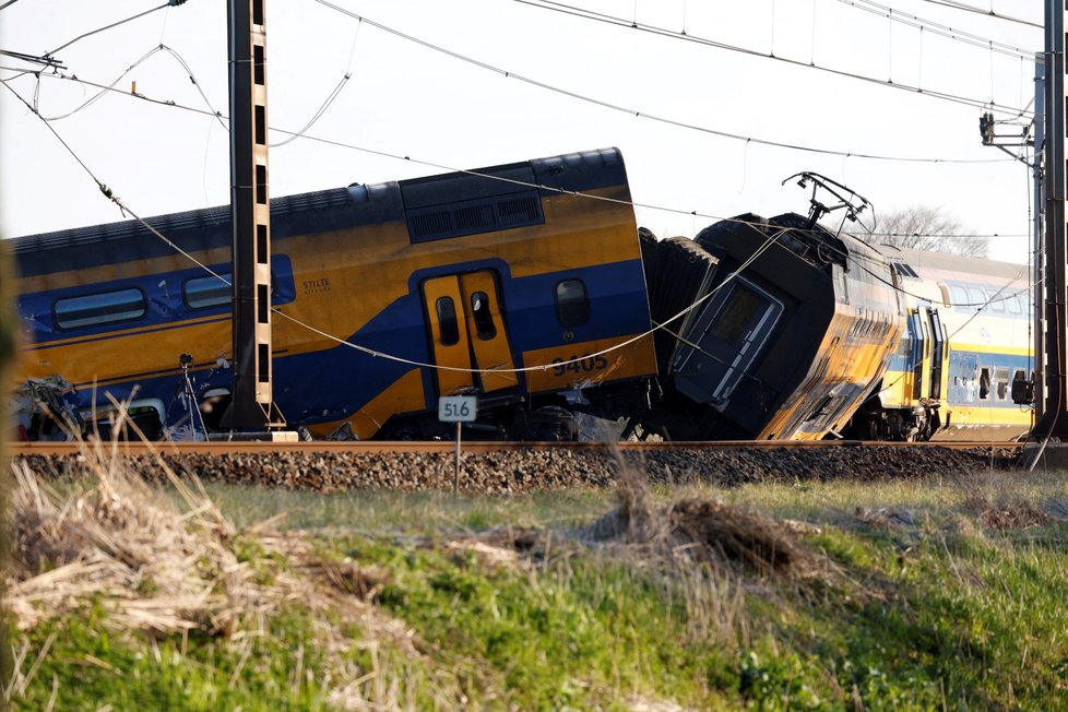 Vlaková nehoda v Nizozemsku. (4.4.2023)