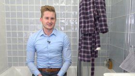 Videoreportáž o Tomášově rekonstrukci koupelny