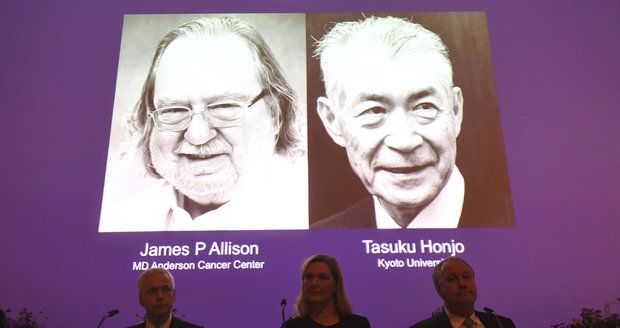 Nobelovu cenu za lékařství má Američan a Japonec. Za speciální léčbu rakoviny