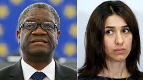 Nobelovu cenu míru dostal lékař Mukwege a jezídka Muradová.