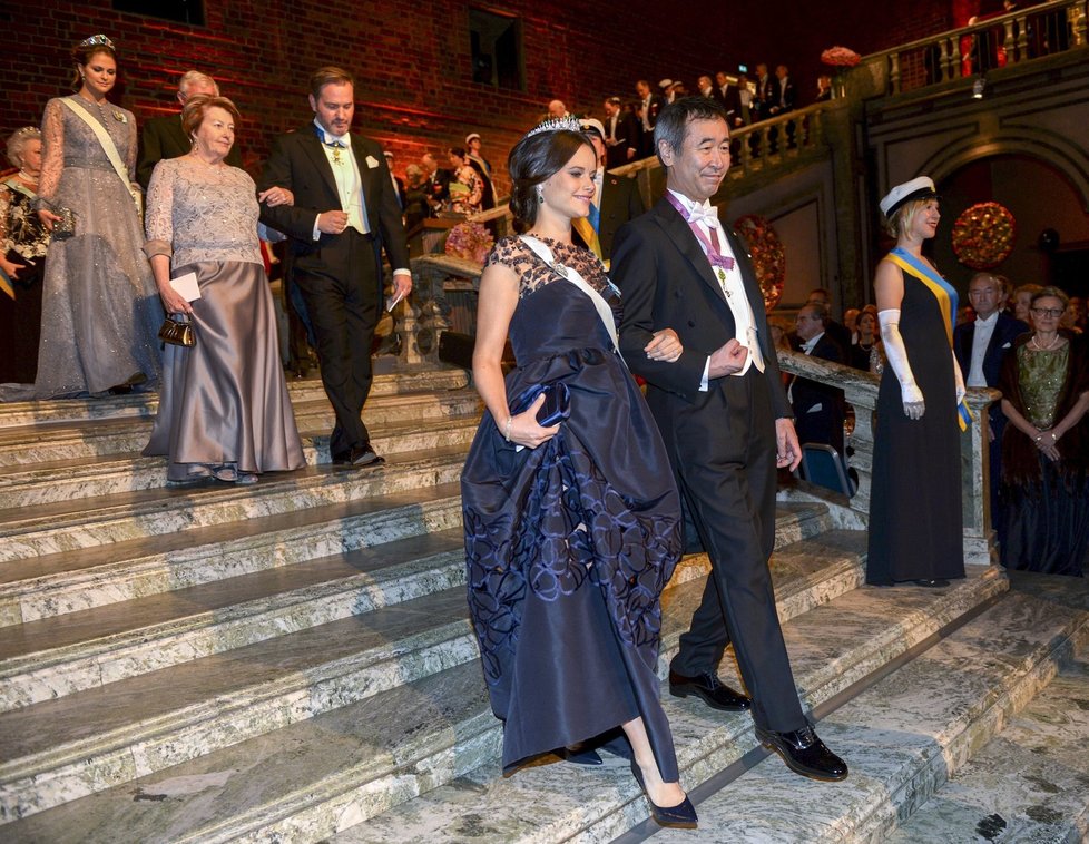 Princezna Sofie na předávání Nobelových cen.