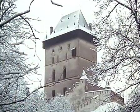 Hrad Karlštejn v hudební komedii Noc na Karlštejně