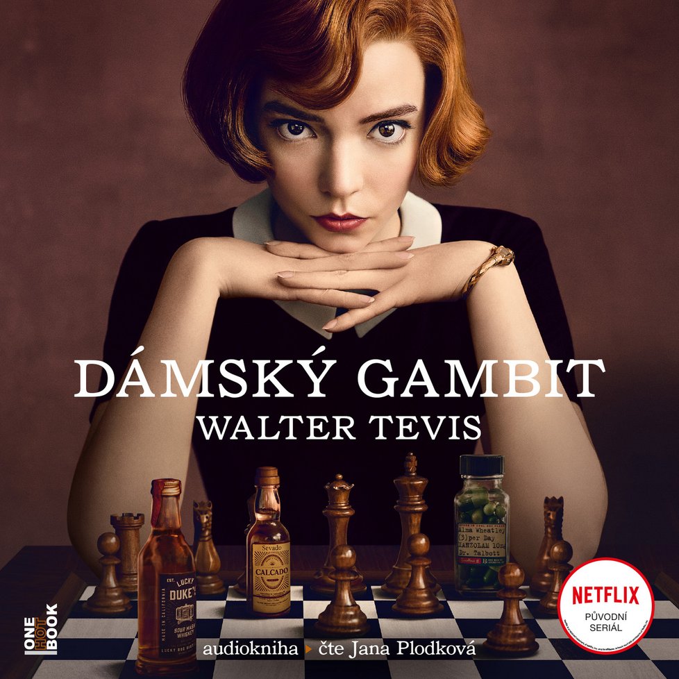Dámský gambit: Je načase, aby šachové mistrovství USA vyhrála žena. Aby ho vyhrála ONA. Mistrovské dílo Waltera Tevise v nové podobě předkládá Jana Plodková.