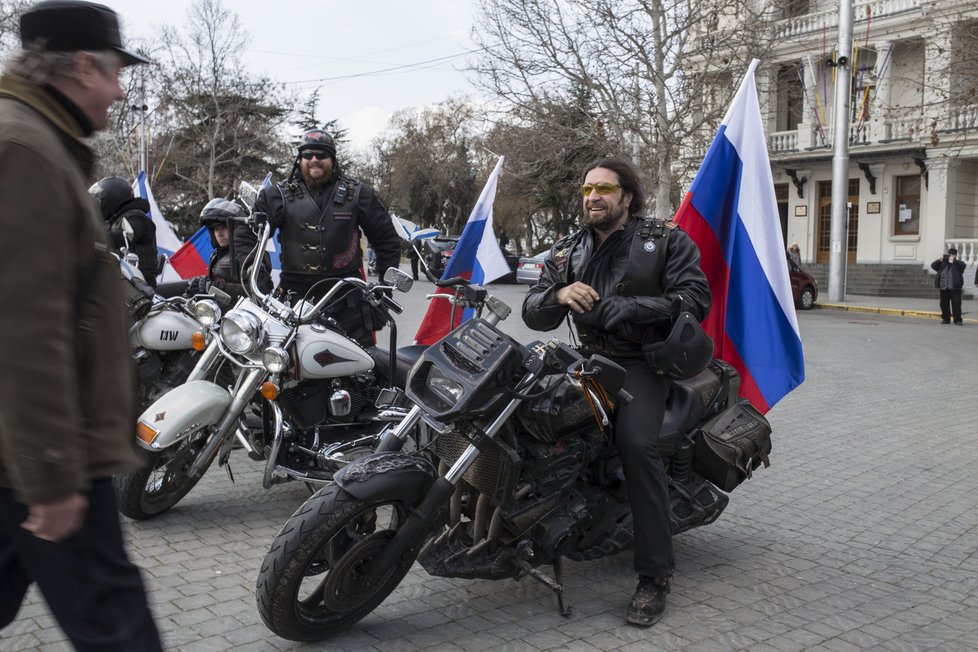 Šéf ruského motorkářského klubu Noční vlci Alexander Zaldostanov