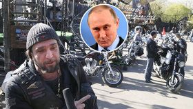 Šéf ruských motorkářů Noční vlci Alexander Zaldostanov je přítelem Vladimira Putina.