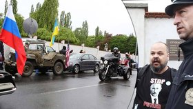 Po příjezdu Putinových motorkářů k hbřitovu došlo na menší konflikty.