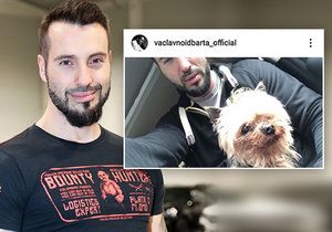 Václav Noid Bárta zachránil nalezeného psa.