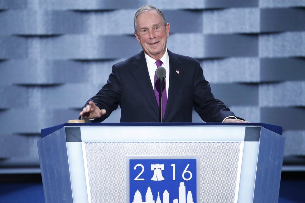 Sjezd demokratů ve Philadelphii: Michael Bloomberg