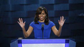 Nominační sjezd demokratů ve Filadelfii: Dosluhující první dáma Michelle Obamová