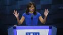 Nominační sjezd demokratů ve Philadelphii: Dosluhující první dáma Michelle Obamová