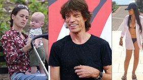 Mick Jagger má dítě s baletkou, ale už má nový objev: O 52 let mladší sexy brunetku!