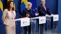 Tisková konference zástupců švédské vlády k poškození plynovodu Nord Stream (27.9.2022)