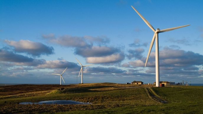 Větrná turbína společnosti Nordex, kterou Winda Power využije ve svém první větrném parku