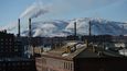 Továrna ve městě Norilsk