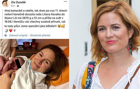 Hvězda Rebelů a Tváře Norisová (42) porodila! Po 11 dnech přenášení má druhou dceru