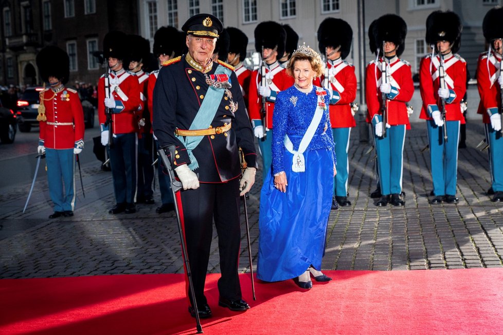 Norský král Harald V. a královna Sonja
