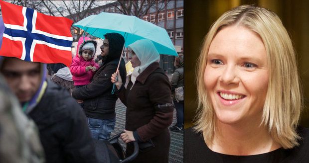 Norsko má ministerstvo pro imigraci: Ministryně uprchlíky nesnáší 