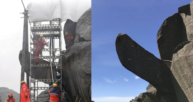 Norové se složili na novou erekci skalního penisu. Poničil ho neznámý vandal