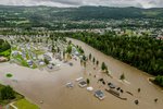 Rozsáhlé záplavy v Norsku (9.8.2023)