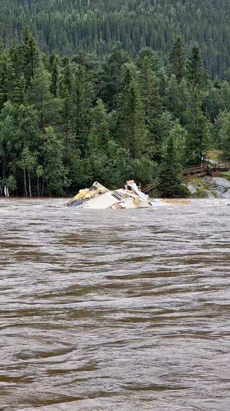 Rozsáhlé záplavy v Norsku (9.8.2023)