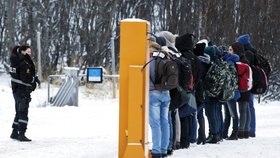 Uprchlíci čekají na povolení ke vstupu do Norska.