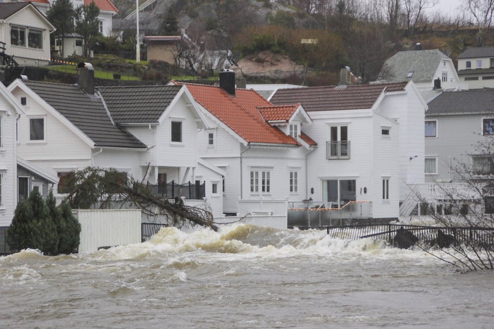 Norsko devastovaly ničivé záplavy.