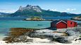 Ostrov Hamarøya v souostroví Vesterály