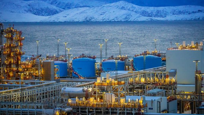 Norské zařízení na produkci zkapalněného plynu v Hammerfestu je nyní mimo provoz, což přispívá k růstu cen suroviny.