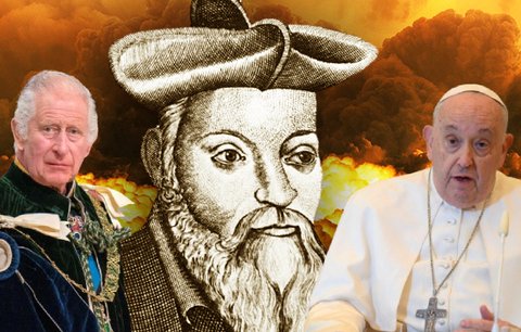 Proslulý věštec Nostradamus o roce 2024: Drama v královské rodině, tsunami i nový papež