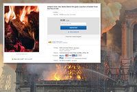 Šmejdi kšeftovali s „uhlíky z Notre-Dame“. Ohořelé dřevo z chrámu prodávali na webu