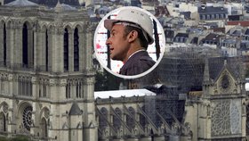 Dodrží Macron slib? Vyhořelá chlouba Paříže se má příští rok znovu otevřít pro věřící i turisty