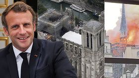 Macron už ví, jak bude vypadat shořelá vížka Notre-Dame. Celá katedrála se vrátí do původní podoby.