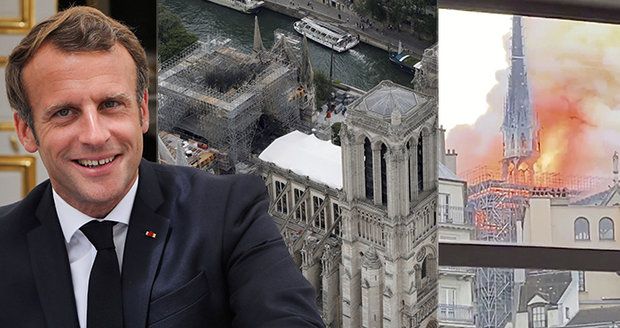 Notre-Dame se vrátí do původní podoby. A Macron už ví, jak bude vypadat vížka katedrály