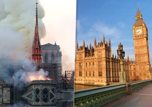 Dalším kandidátem na kolosální požár je Westminsterský palác v Londýně. Jeho části jsou ještě starší než Notre-Dame a zoufale potřebuje rekonstrukci